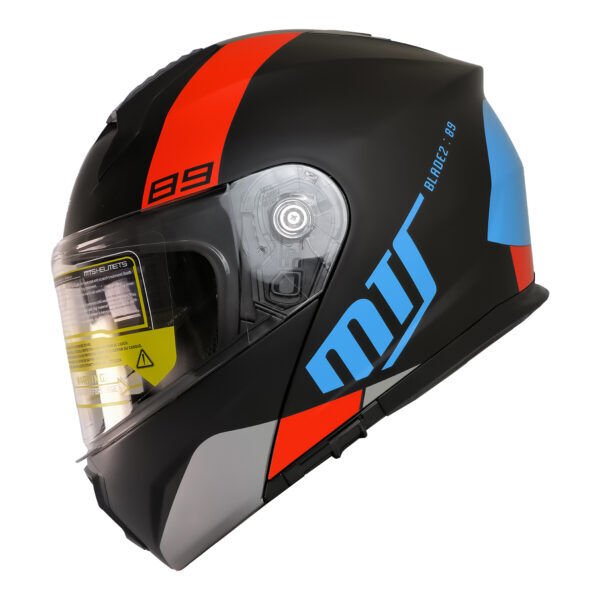MTS M-966 ÇENE AÇILIR KASK GÜNEŞ VİZÖRLÜ WX89 (S)