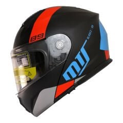 MTS M-966 ÇENE AÇILIR KASK GÜNEŞ VİZÖRLÜ WX89 (S)