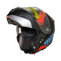 MTS M-966 ÇENE AÇILIR KASK GÜNEŞ VİZÖRLÜ WX89 (S)