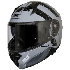 MTS M-966 ÇENE AÇILIR KASK GÜNEŞ VİZÖRLÜ WX10 (M)