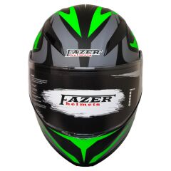 FAZER 965 ÇENE AÇILIR KASK GÜNEŞ VİZÖRLÜ ZEBRA (L)