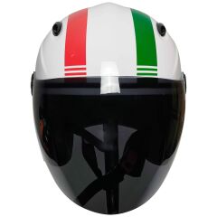 FREEM FR-601 YARIM KASK SİYAH CAMLI İTALYAN (M)