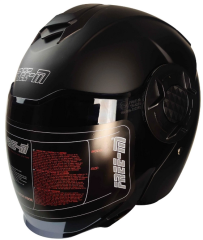 FREEM FR-665 YARIM KASK GÜNEŞ VİZÖRLÜ MAT BLACK (M)