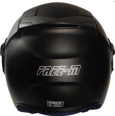 FREEM FR-665 YARIM KASK GÜNEŞ VİZÖRLÜ MAT BLACK (XL)
