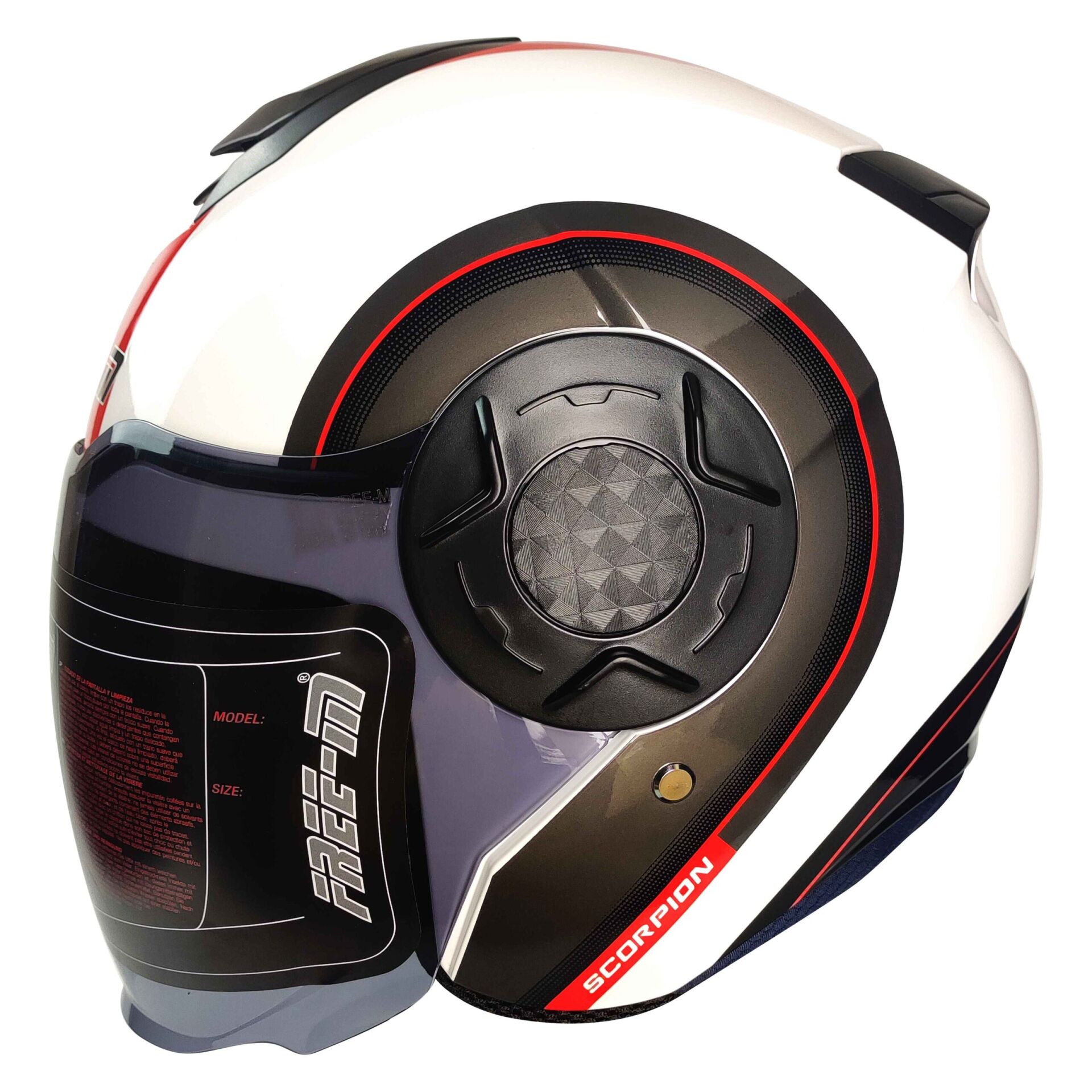FREEM FR-665 YARIM KASK GÜNEŞ VİZÖRLÜ CIRCLE (XL)
