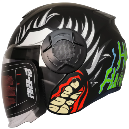 FREEM FR-665 YARIM KASK GÜNEŞ VİZÖRLÜ X-BLADE (M)