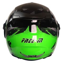 FREEM FR-665 YARIM KASK GÜNEŞ VİZÖRLÜ GREEN (XL)