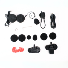 KNMASTER KN2300 MOTOSİKLET KASK BLUETOOTH İNTERCOM KULAKLIK SETİ SİYAH