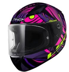 LS2 RAPİD 2 ATHENA FULL FACE KASK SİYAH-MOR