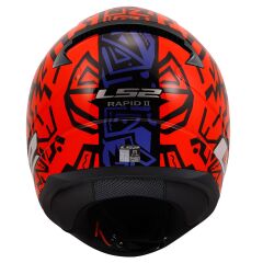 LS2 RAPİD 2 MEMPHİS FULL FACE KASK KIRMIZI-MAVİ