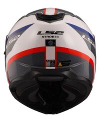 LS2 STROBE 2 MONZA ÇENE AÇILIR KASK SİYAH-BEYAZ-KIRMIZI