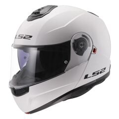 LS2 STROBE 2 ÇENE AÇILIR KASK BEYAZ
