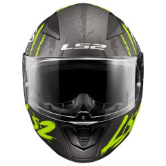LS2 RAPİD 2 RAVEN FULL FACE KASK MAT SİYAH-NEON SARI