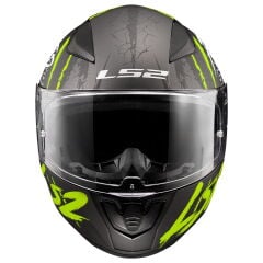 LS2 RAPİD 2 RAVEN FULL FACE KASK MAT SİYAH-NEON SARI