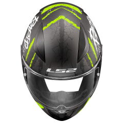 LS2 RAPİD 2 RAVEN FULL FACE KASK MAT SİYAH-NEON SARI