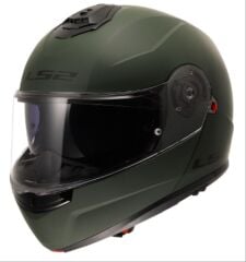 LS2 STROBE 2 ÇENE AÇILIR KASK MAT YEŞİL