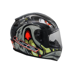 LS2 RAPİD 2 SPOX FULL FACE KASK GRİ-KIRMIZI