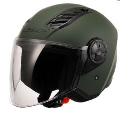 LS2 AİRFLOW 2 YARIM KASK MAT YEŞİL