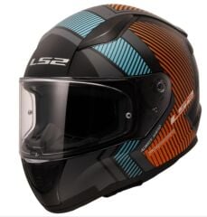 LS2 RAPİD 2 EXTRA FULL FACE KASK MAT GRİ-NEON TURUNCU