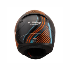 LS2 RAPİD 2 EXTRA FULL FACE KASK MAT GRİ-NEON TURUNCU