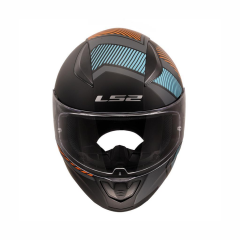 LS2 RAPİD 2 EXTRA FULL FACE KASK MAT GRİ-NEON TURUNCU