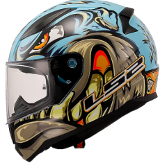 LS2 RAPİD 2 NEO FULL FACE KASK MAVİ-MOR