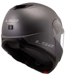 LS2 STROBE 2 ÇENE AÇILIR KASK MAT TİTANYUM