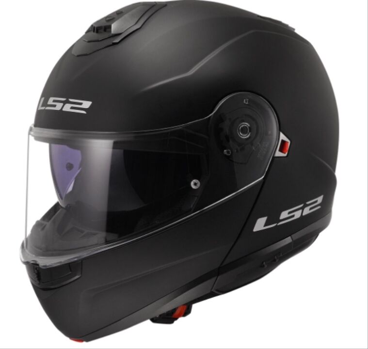 LS2 STROBE 2 ÇENE AÇILIR KASK MAT SİYAH