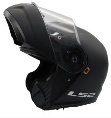 LS2 STROBE 2 ÇENE AÇILIR KASK MAT SİYAH