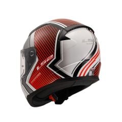 LS2 RAPİD 2 EXTRA FULL FACE KASK BEYAZ-KIRMIZI