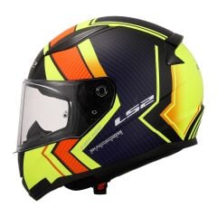 LS2 RAPİD 2 EXTRA FULL FACE KASK NEON SARI-MAVİ